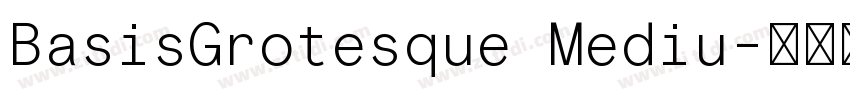 BasisGrotesque Mediu字体转换